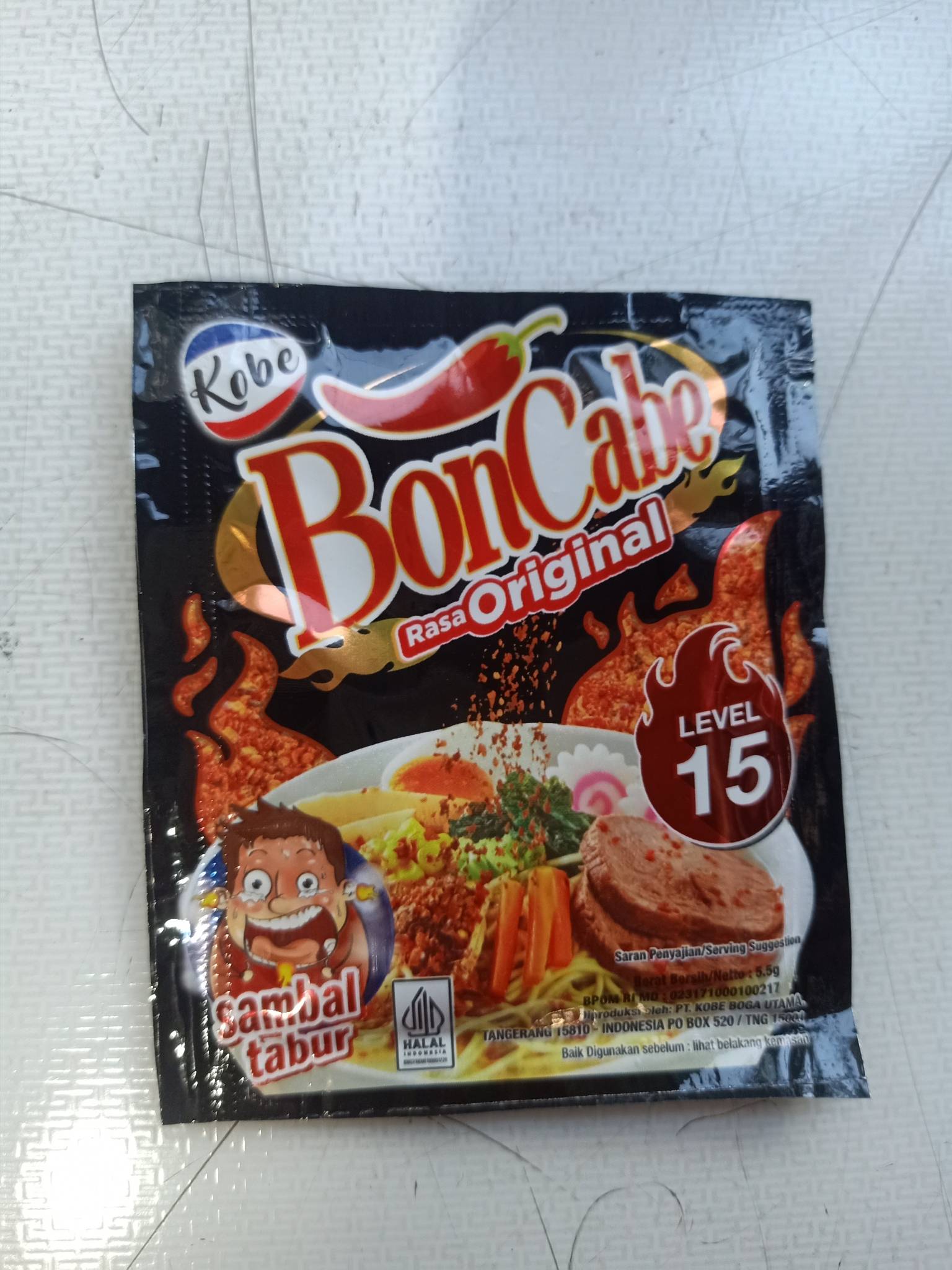 Boncabe level 15 sachet 5.5gr